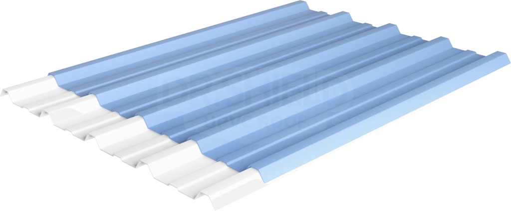 Atap UPVC Single Layer Dr Shield OD 760 Trimdeck