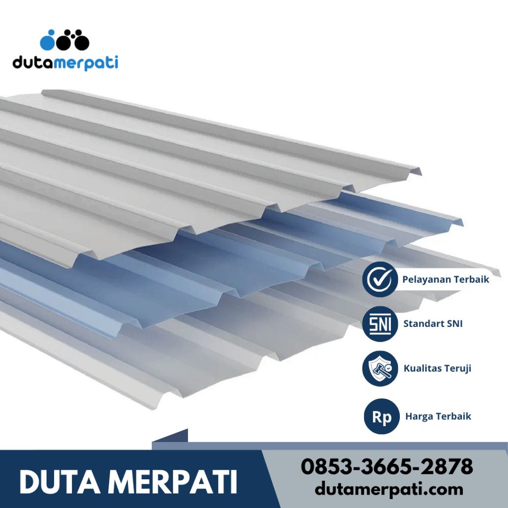 Atap UPVC ALDERON RS Trimdeck 1000 Tebal 1.2mm