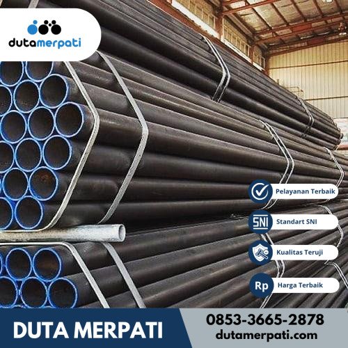 Pipa Hitam Medium 1 inch