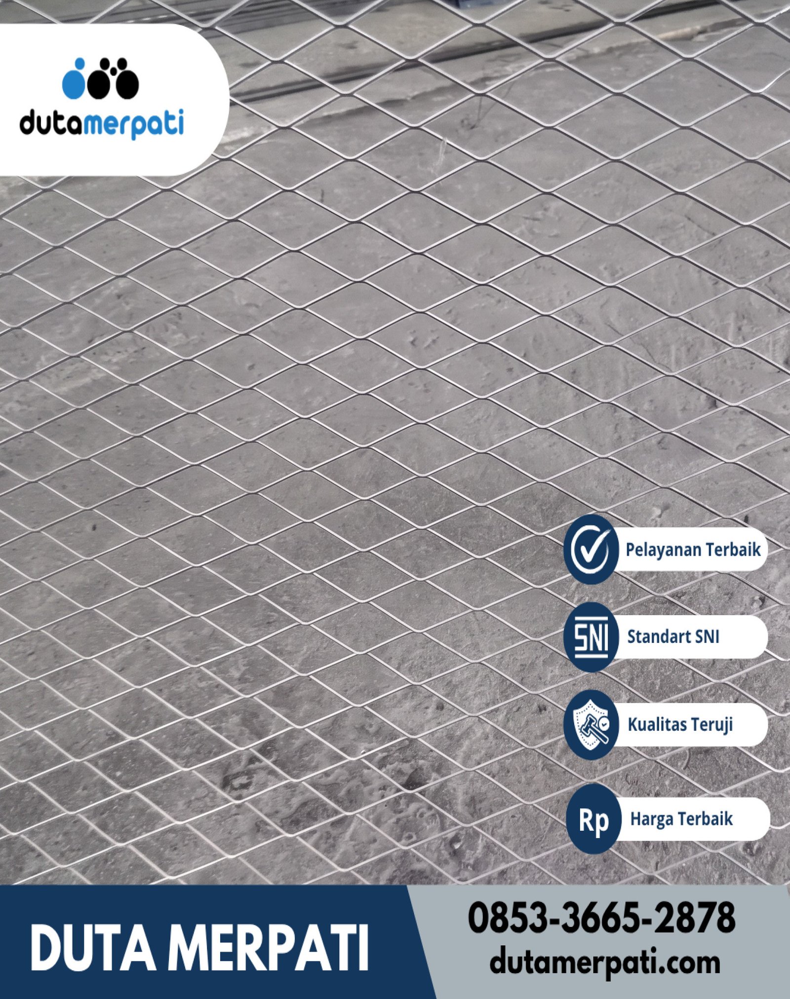 Expanded Metal Tipe D 1020 – 120cm X 240cm