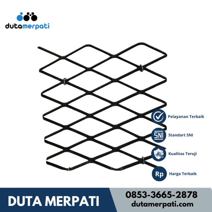 Expanded Metal Tipe F 2028 – 120cm X 240cm