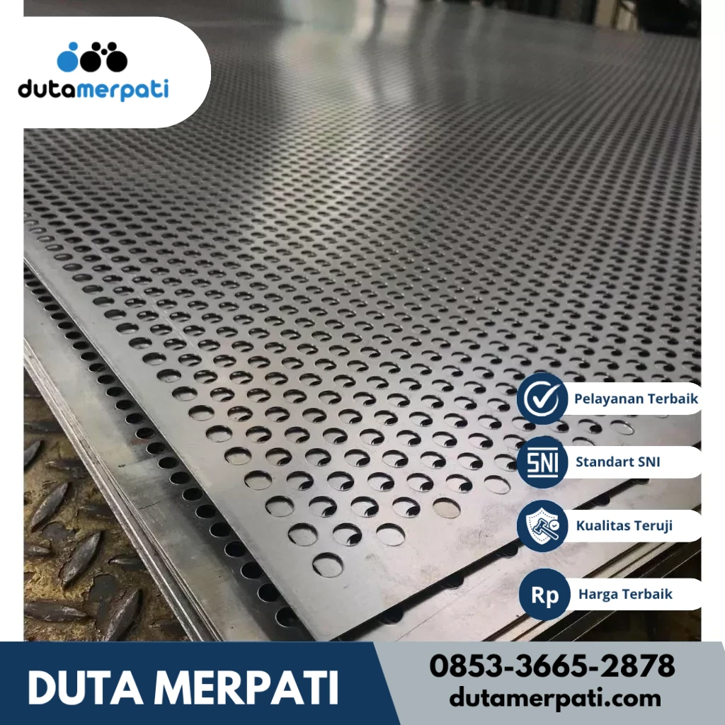 PLAT LUBANG 1.5 MM X 1200 X 2400 (LUBANG 6 MM)