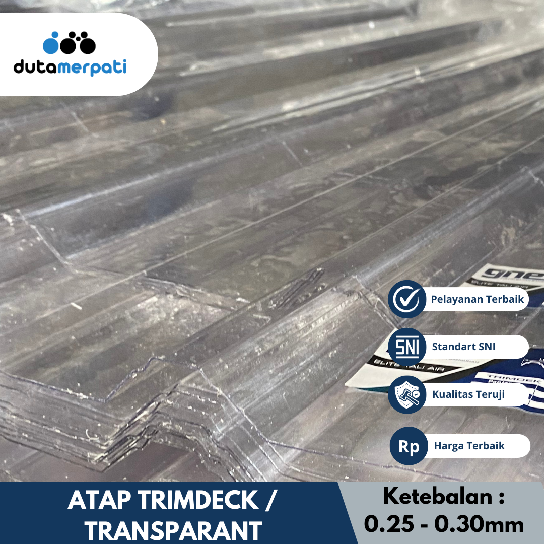 Atap Spandek Bening Trimdeck